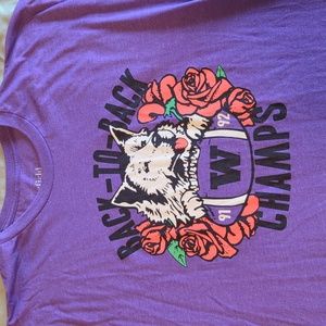 Vintage Washington huskies Rose Bowl t shirt